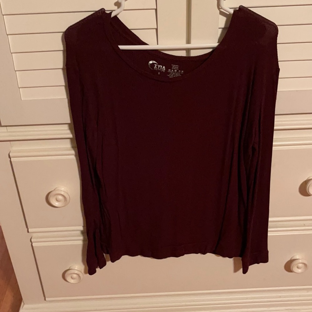 Zyia Maroon boyfriend sweater
